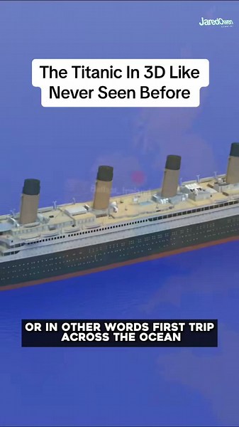 I recreated the Titanic in Blender 3D