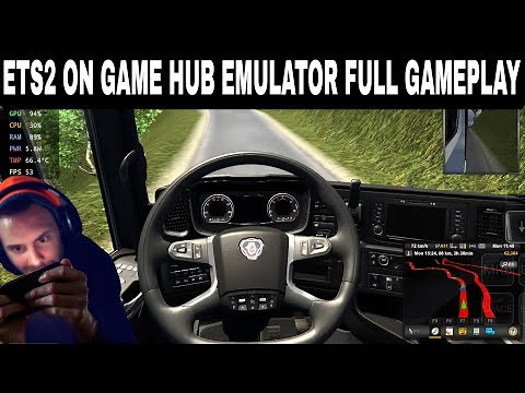 Euro Truck Simulator 2 Android Gameplay | How to Install & Play ETS2 on Android with Game Hub