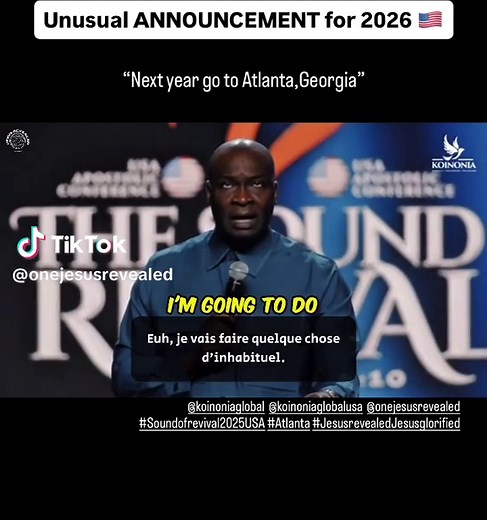 Sound of Revival 2026 Announcement in Atlanta, Georgia