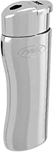 MK Torch Lighter, Multipurpose, Windproof, Refillable, Silver, Metal, Modern Style