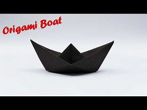 How to Make a Paper Boat - Easy Origami Boat Making Tutorial