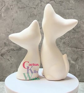 Ceramic Bisque Paint Your Own Cat Kitten Set YOU PAINT DIY Unpainted - Etsy