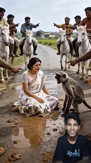 Poor Woman’s Clay Horse Turns Into Flying Unicorn | moon hindi animation | #ai #monkey #shorts