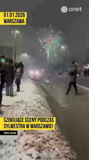 SZOKUJĄCE SCENY PODCZAS SYLWESTRA W WARSZAWIE! | OnetNews