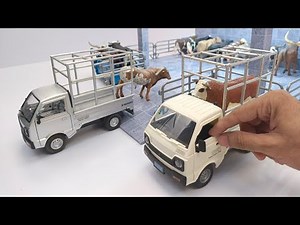 How I built Cow Farm and Long Horn Bulls Miniature Diorama | DIY Long Horn Bulls Farm Diorama