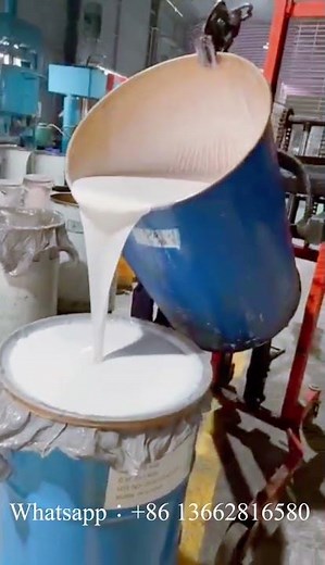 RTV-2 Liquid Silicone rubber For Sculpture Mold Concrete mould Manual operation Milky