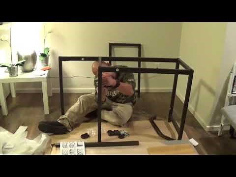 Tribesigns Desk Assembly Timelapse--@Justin Ketah