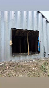 We were able to help All Over Solutions with some custom window frame fabrication and install on a quanza hut this week.. when I say we do it all I really mean we do it all! | Poles and Holes Construction