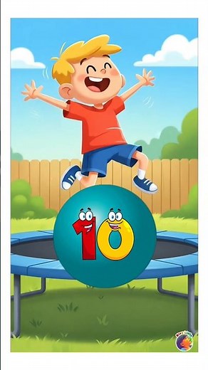 bouncing ball countdown song || backward counting