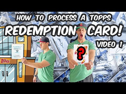 How To Process a Topps Redemption Card! - Video 1