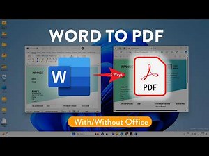 How to Convert Word to PDF - 3 Easy Ways