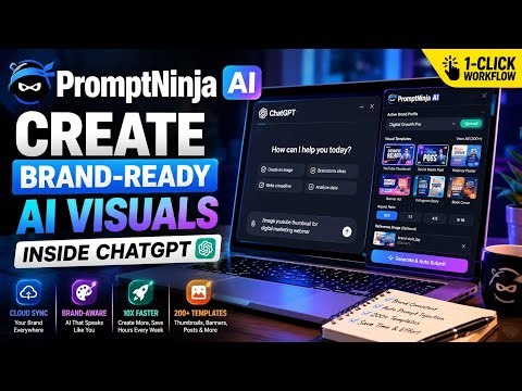 PromptNinja AI Review 2026 | Brand-Aware AI Visual Creator for ChatGPT | Full Demo, Features