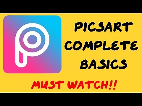 Picsart Editing Tutorial | Picsart Complete Basics