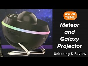 Temu Meteor and Galaxy Projector Unboxing & Review