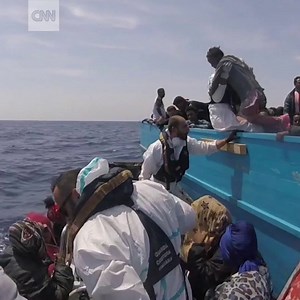 Around 1,800 migrants were rescued by the Italian coast guard while trying to cross from Libya to Italy http://cnn.it/2qUrewP | CNN