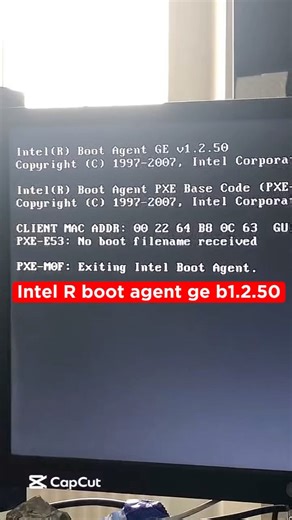 Intel r boot agent | Intel r boot agent कैसे करें | Boot agent | Boot Device Not found