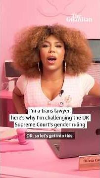 I’m a trans lawyer, here’s why I’m challenging the UK supreme court’s gender ruling