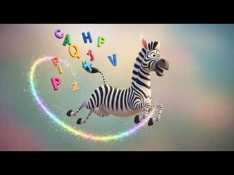 Zany Zebra's Alphabet Zoom | Fun ABC Song for Toddlers