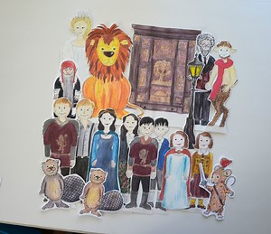 NARNIA Lion Witch Wardrobe Printable Characters in COLOR   OUTLINES Paper Dolls - Etsy