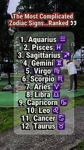 Some signs are just... built different 👀💫Where’s your sign on the complicated scale? Be honest 😅👇 #zodiacsigns #mostcomplicated #astroenergy #horoscope | Honie Jalbuna