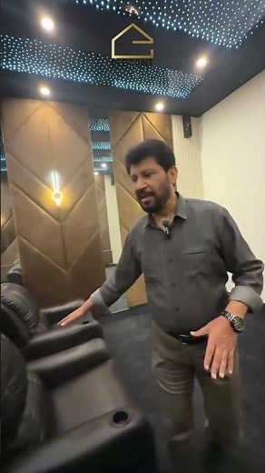 How a complete home theater setup can be designed inside your house.