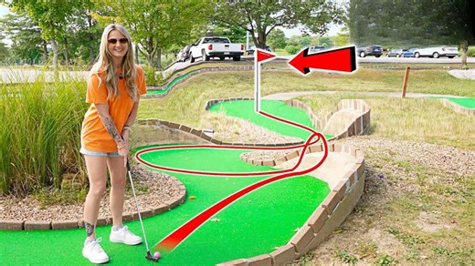 We might have found the best driving range mini golf course