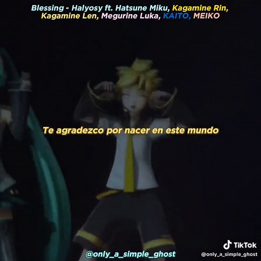Blessing - Halyosy ft. Hatsune Miku, Kagamine Rin, Kagamine Len, Megurine Luka, KAITO, MEIKO | ¡HOY ES MI CUMPLEAÑOS!