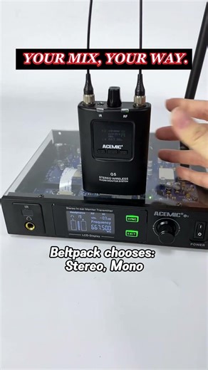 ACEMIC G5 Wireless In-Ear Monitor System Review | Stereo & MixMode Test