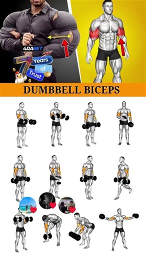 Dumble biceps 💪 #gymexercise