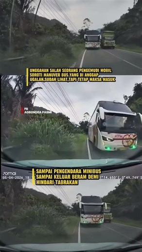 bus nya sudah terlanjur masuk