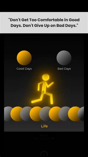 Good days vs Bad days | Both are part of life. #goodday #badday #selfimprovement #stayfocused