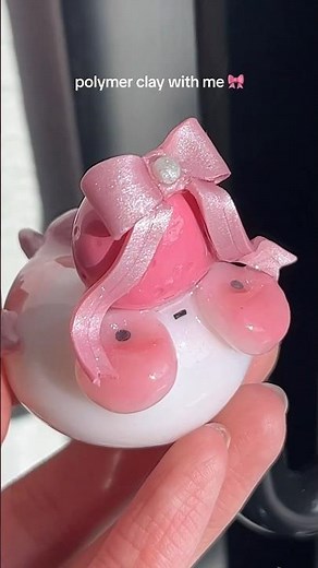 let’s make some coquette goldfish #polymerclay