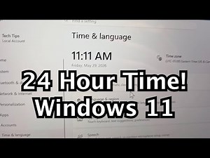 How to Change Time to 24 Hour Clock on Windows 11 PC