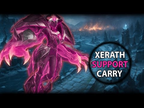 Nvo Xerath Support Gameplay – Off-Meta Carry Support Build | League of Legends Ranked 2025 (4K)