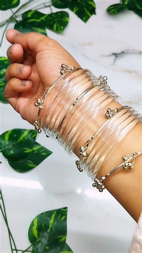 Meesho 😍 Water Crystal Bangle ₹266 + Multicolor Glass Bangles ₹119 #meesho #womes #shortsviral