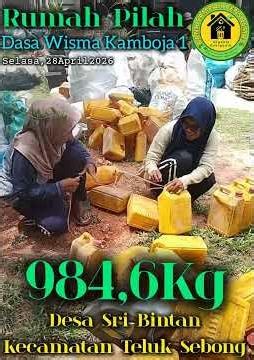 “Dari Desa untuk Bumi, 1 Ton Sampah Jadi Berkah di Sri Bintan!”