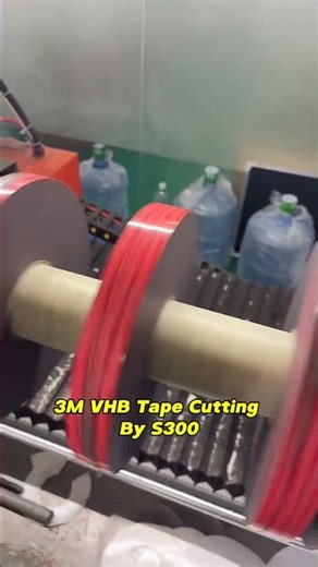 3M VHB Tape Cutting by S300 Automatic Tape cutting machine #Tapeslitter #tapecutting