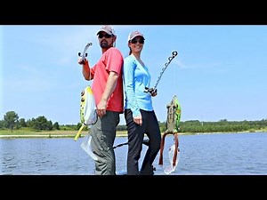 Husband Vs Wife Topwater Fishing Challenge!!