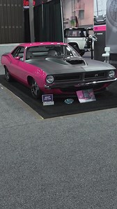 The Ringbrothers took a Chrysler Redeye and tossed it into their pink ‘Cuda build. This sparked the “Pinkeye” and led to the name “Infected.” #cuda #barracuda #plymouth #sema #hellcat | Speedway Motors