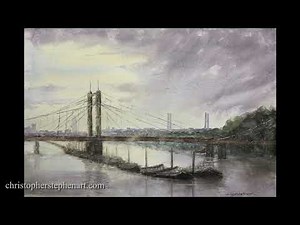 Collection of Watercolour & Oil Paintings. By Christopher Stephen