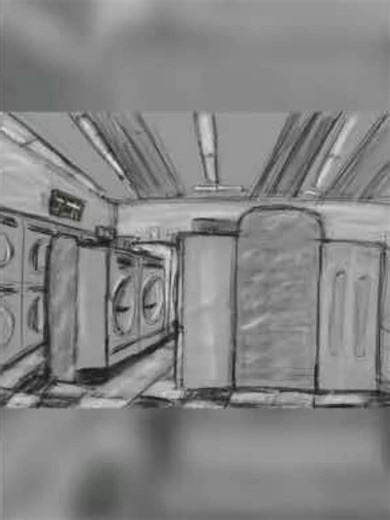 Quick Digital Pencil Sketch While Doing Laundry