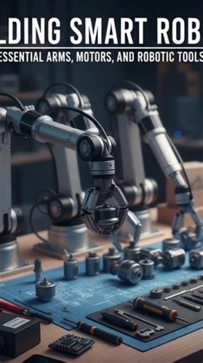 "Building Smart Robots: Essential Arms, Motors, and Robotic Tools"