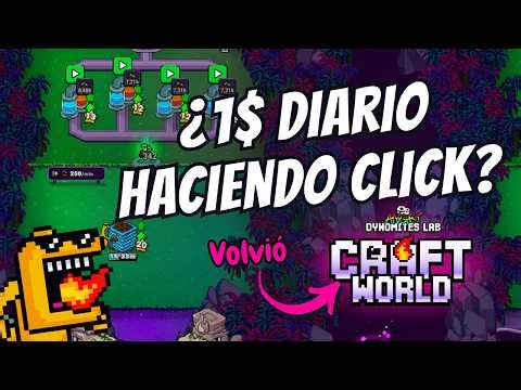 ¿Aún se puede ganar Dinero jugando a Craft World? Últimas actualizaciones del p2e