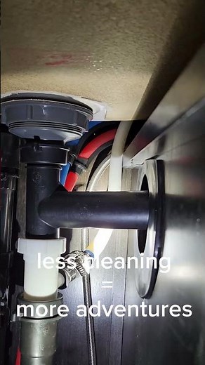 dishwasher install RV style save time and water adventure more!