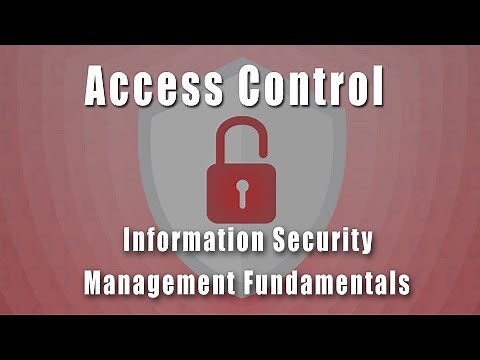 Access Control | Information Security Management Fundamentals Course