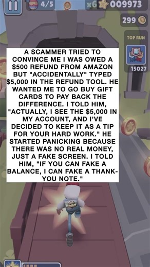 I told a scammer I was keeping his "fake" $5,000! 📦🤑#shorts #layoffs #reddit #sarcasm #career