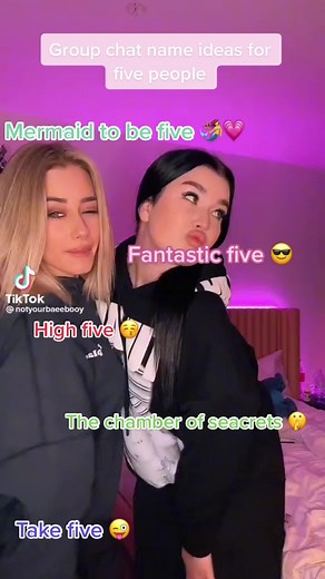 Creative Group Chat Name Ideas for Five People