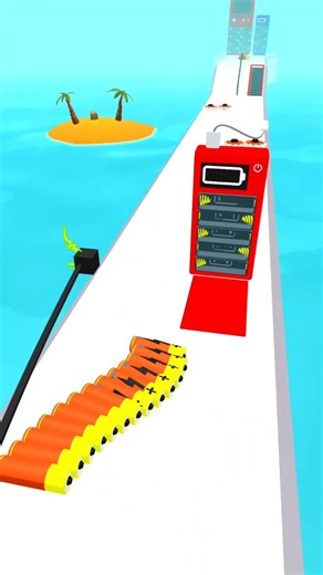 Battery Run 🔋⚡ Part 61 | Crazy Level Run! #shorts #gaming #batteryrun