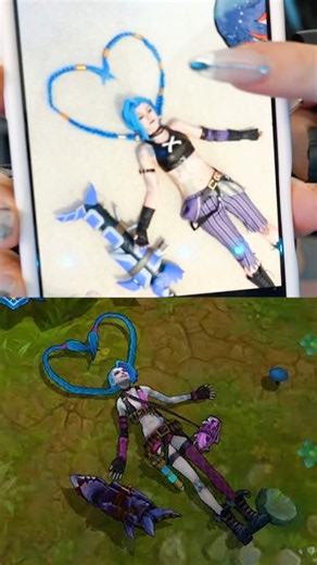 Emiru Recreates Jinx's Dying Pose