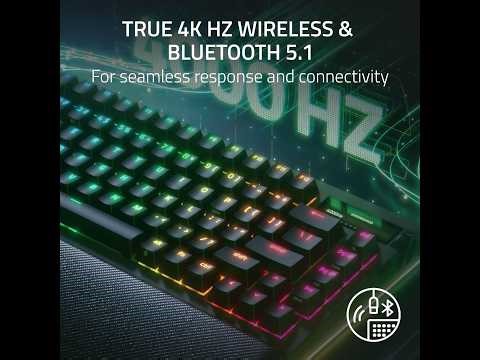 Razer BlackWidow V4 Pro 75% Wireless Review 4K Hz Gaming Keyboard with OLED